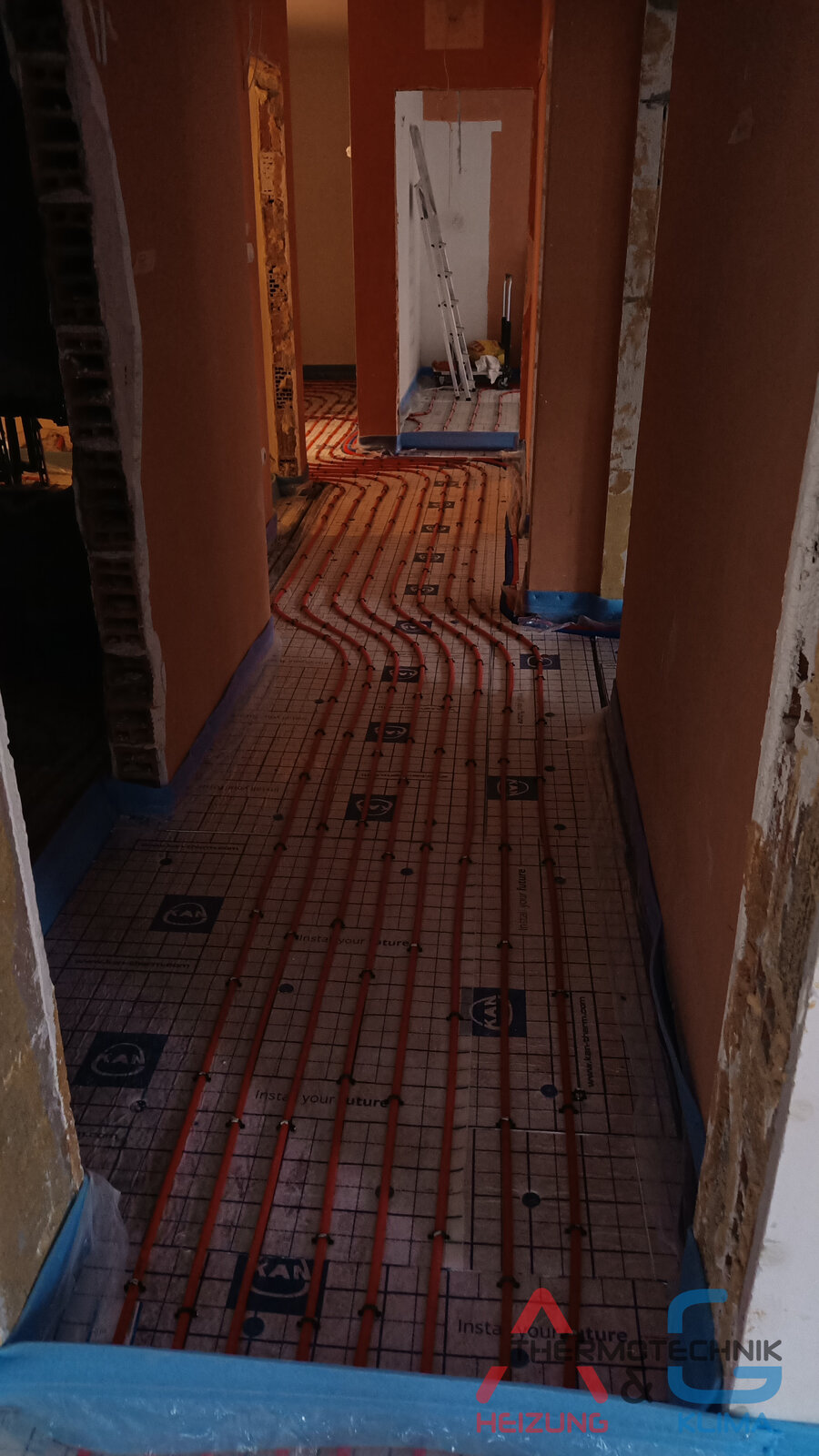 Installation von Fußbodenheizung in einer Wohnung - Bild 5