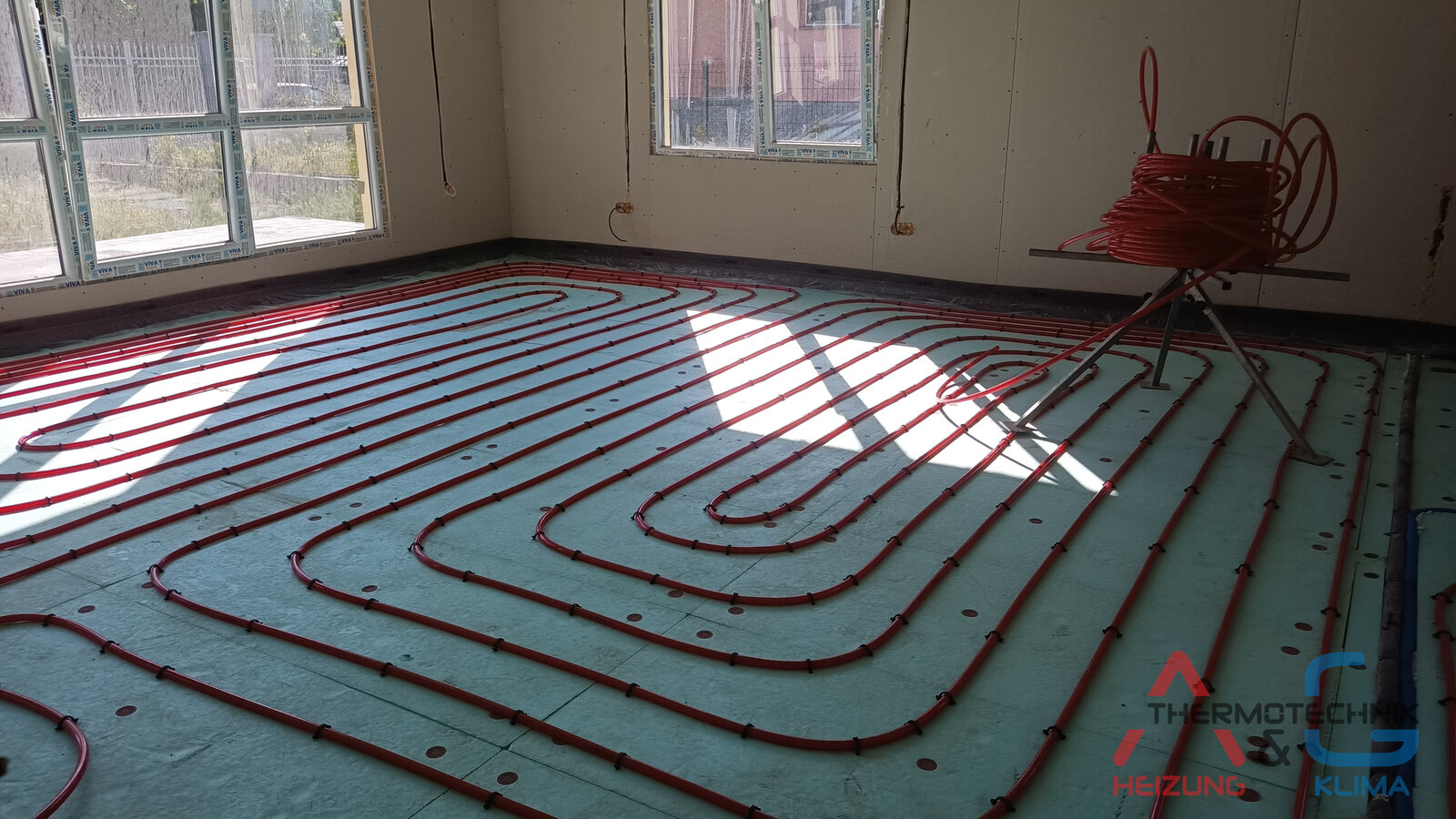 Fußbodenheizung und Luft-Wasser-Wärmepumpe Crystal Lava - Bild 4