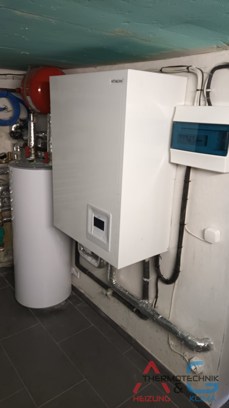 Heizungsanlage mit Luft-Wasser-Wärmepumpe HITACHI Yutaki S 10HP - Bild 7