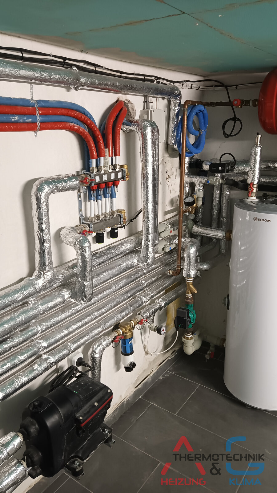 Heizungsanlage mit Luft-Wasser-Wärmepumpe HITACHI Yutaki S 10HP - Bild 11