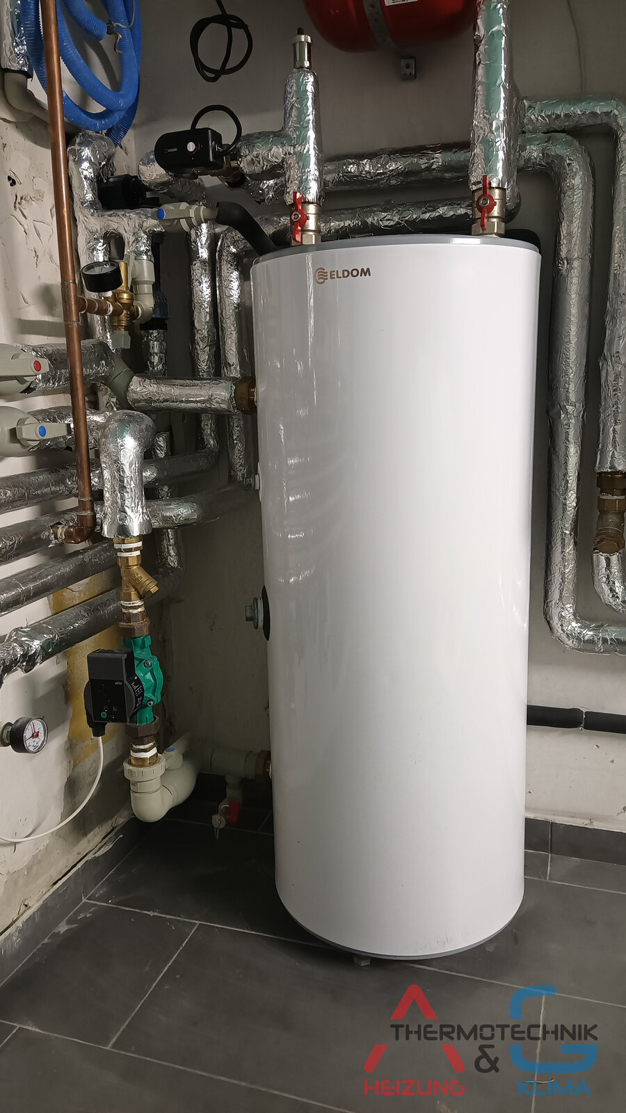 Heizungsanlage mit Luft-Wasser-Wärmepumpe HITACHI Yutaki S 10HP - Bild 10