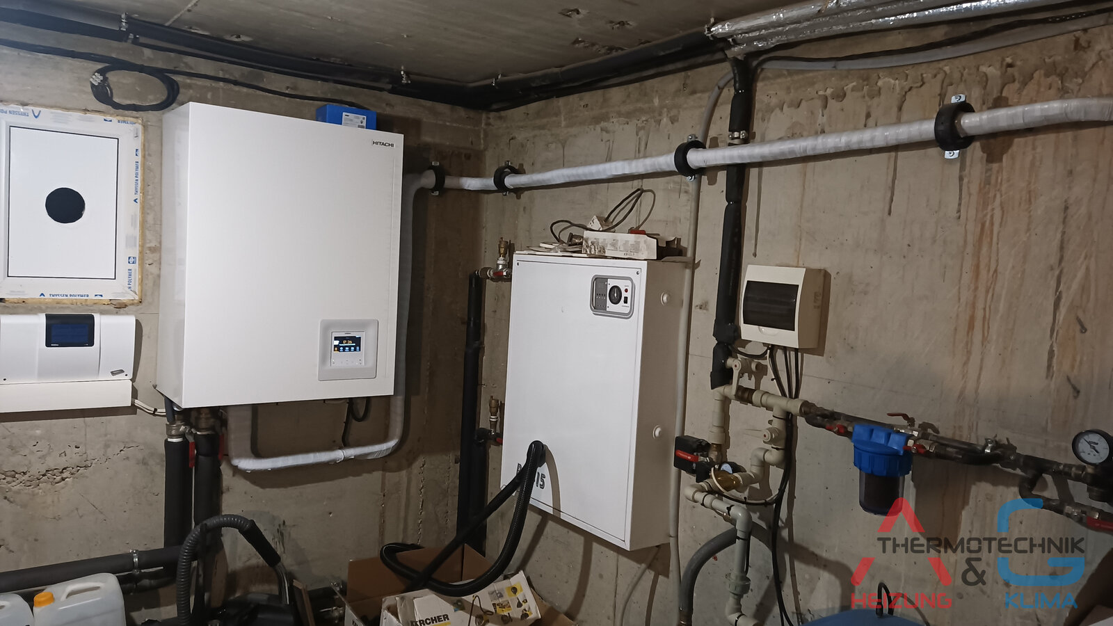 Heizungsanlage mit Luft-Wasser-Wärmepumpe HITACHI Yutaki S 25 kW - Bild 6