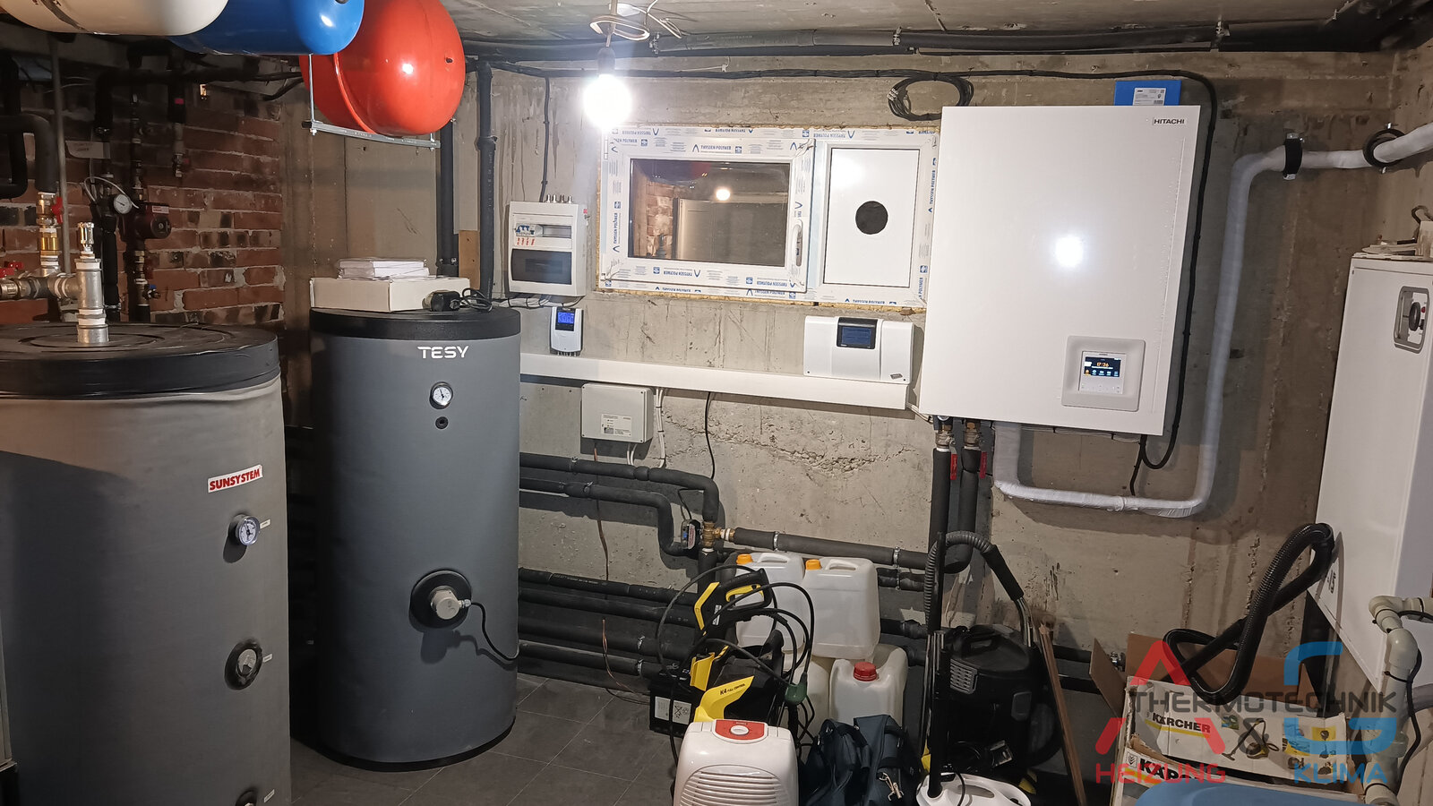 Heizungsanlage mit Luft-Wasser-Wärmepumpe HITACHI Yutaki S 25 kW - Bild 8