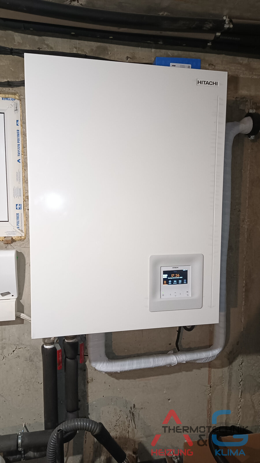 Heizungsanlage mit Luft-Wasser-Wärmepumpe HITACHI Yutaki S 25 kW - Bild 5