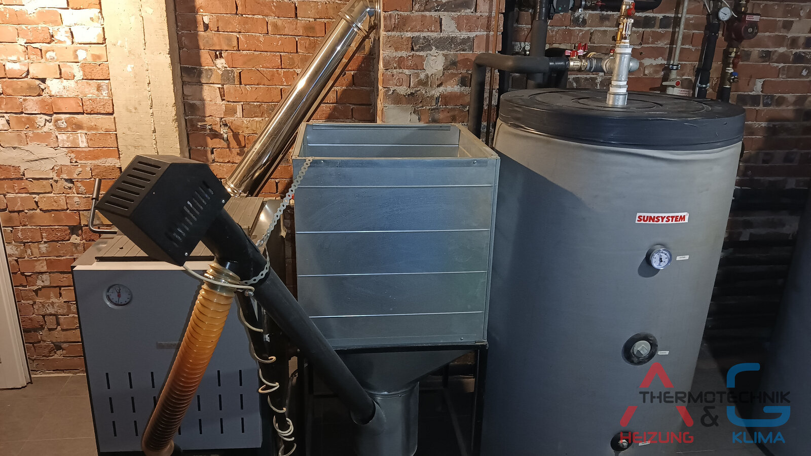 Heizungsanlage mit Luft-Wasser-Wärmepumpe HITACHI Yutaki S 25 kW - Bild 12