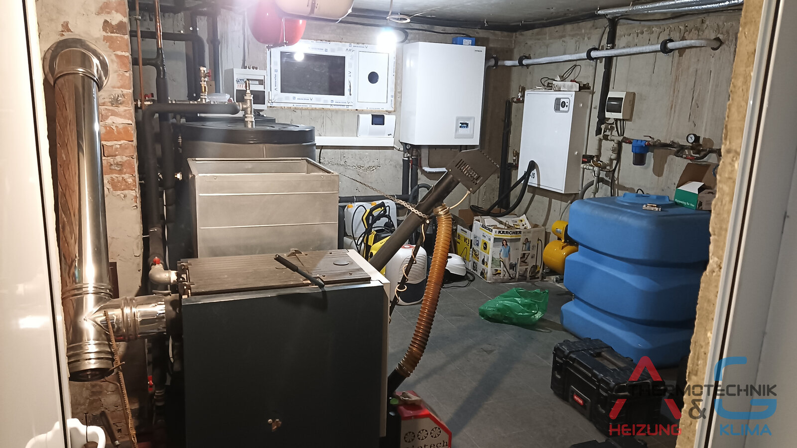 Heizungsanlage mit Luft-Wasser-Wärmepumpe HITACHI Yutaki S 25 kW - Bild 7