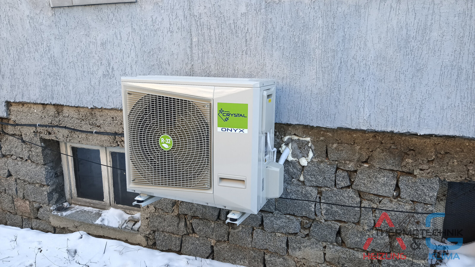 Heizungsanlage mit Luft-Wasser-Wärmepumpe CRYSTAL Onyx 12 kW (Projekt 2)