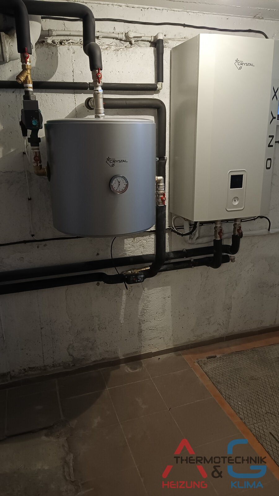 Heizungsanlage mit Luft-Wasser-Wärmepumpe CRYSTAL Onyx 12 kW - Bild 4