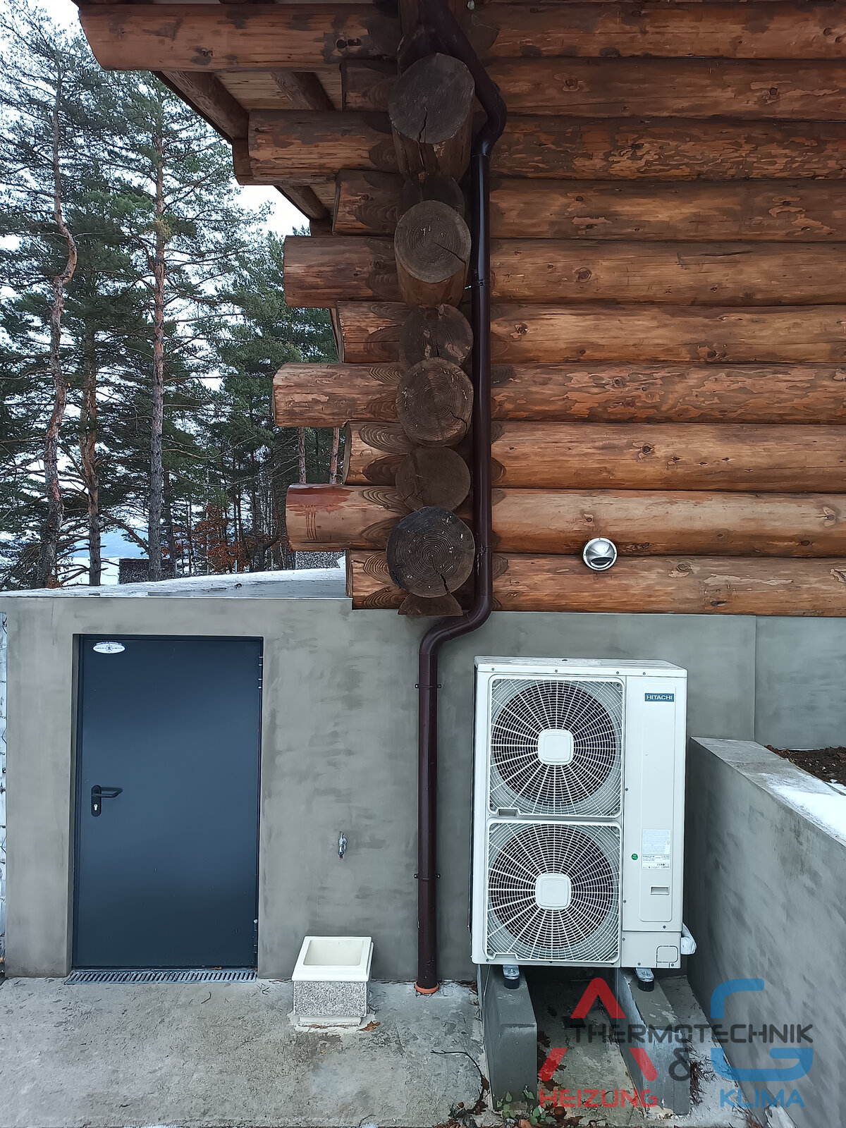 Heizungsanlage mit Luft-Wasser-Wärmepumpe HITACHI Yutaki S 10HP - Bild 3