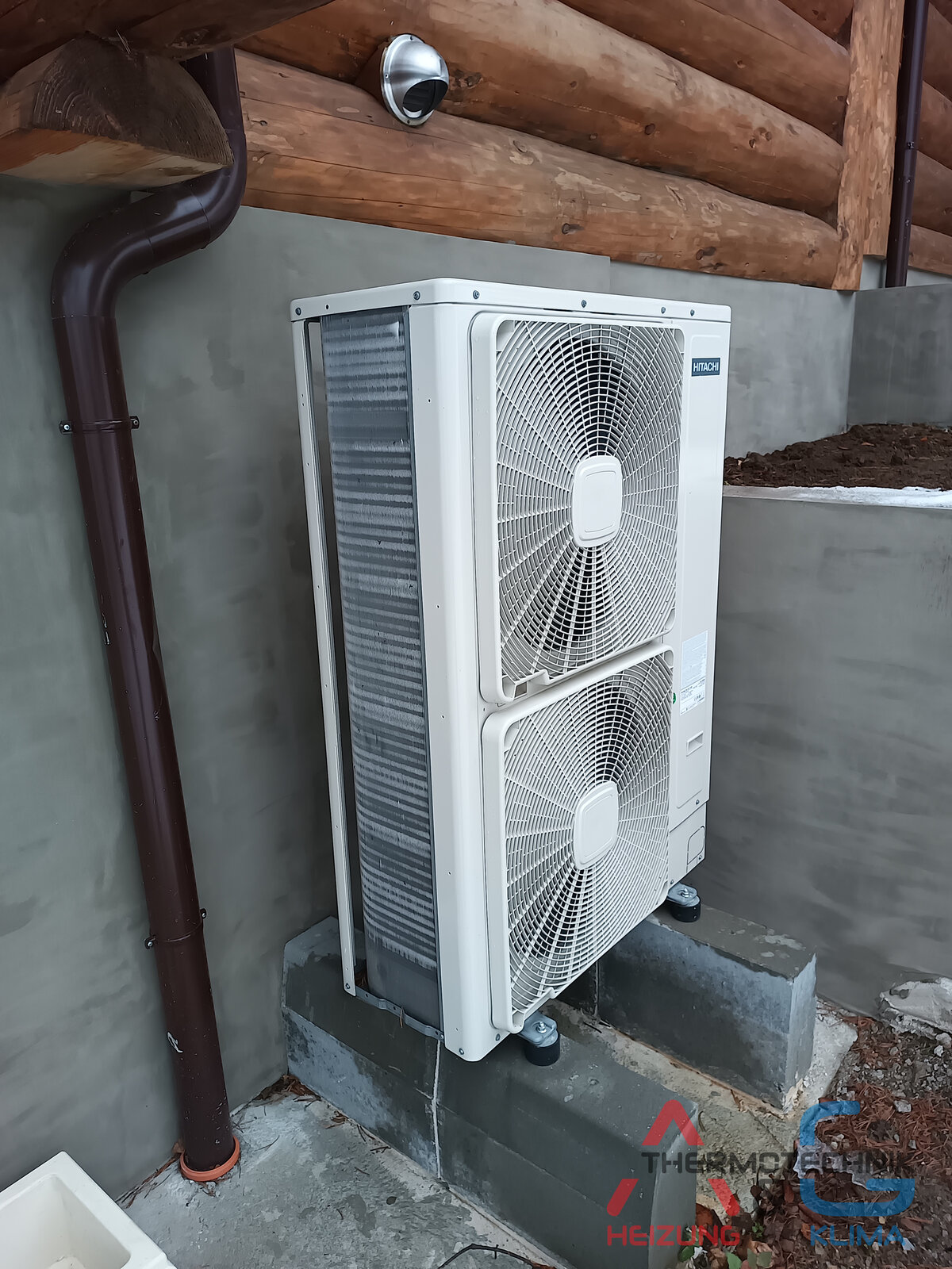 Heizungsanlage mit Luft-Wasser-Wärmepumpe HITACHI Yutaki S 10HP - Bild 17