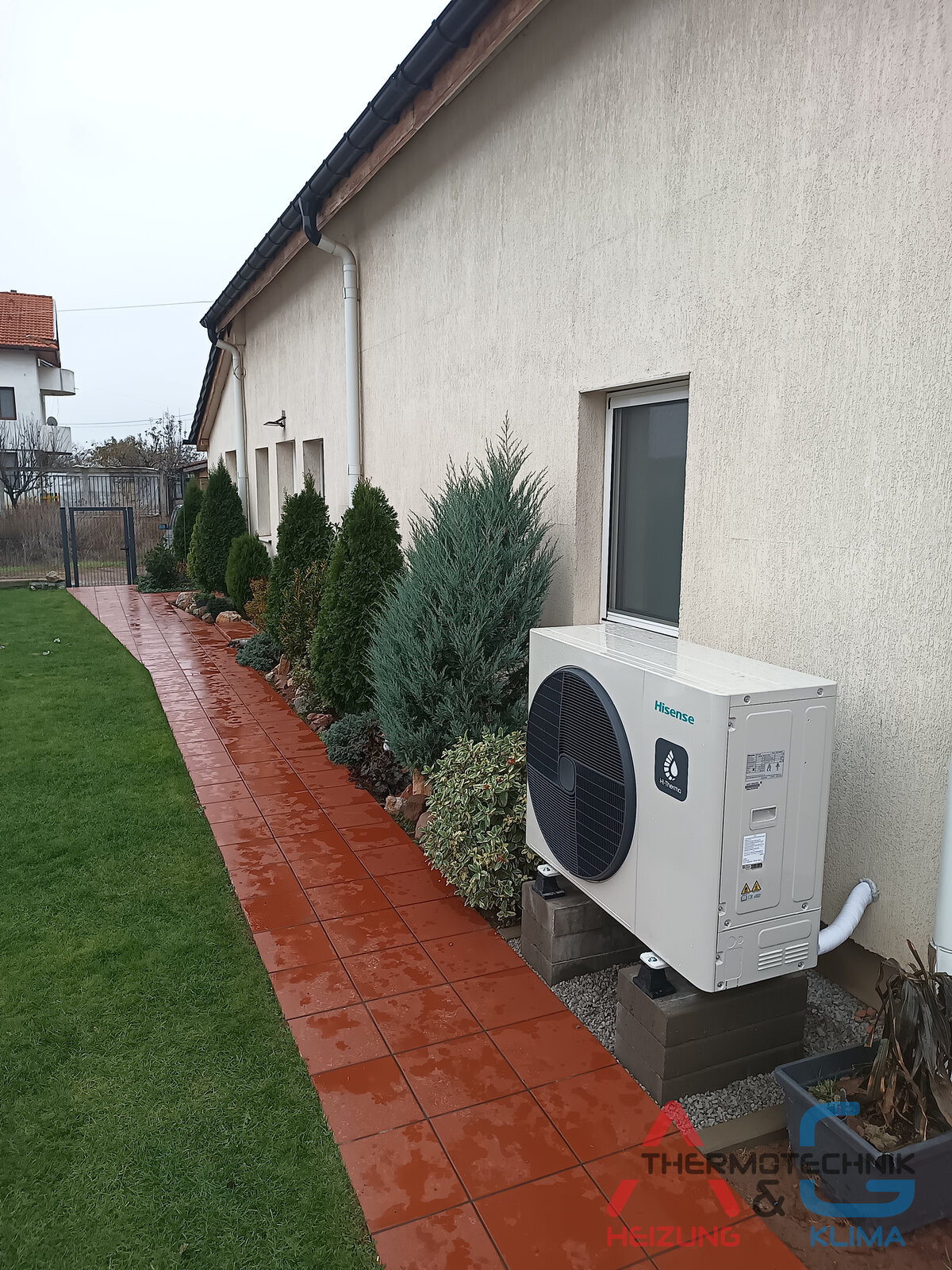 Hybrid-Luft-Wasser-Wärmepumpe Hisense Hi-Therma 12 kW mit Pelletheizung in NRW - Bild 5