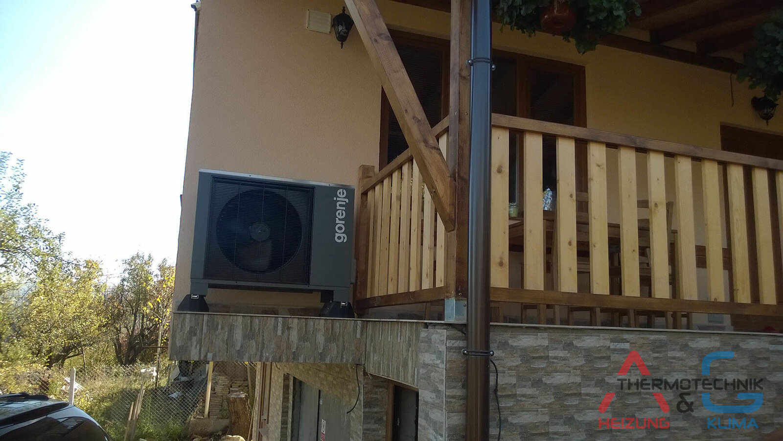 Luft-Wasser-Wärmepumpe GORENJE